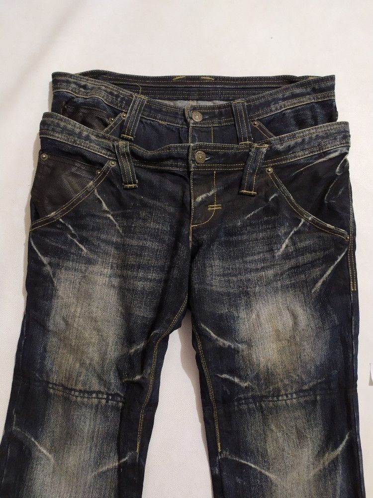 Japanese Brand × PPFM × Streetwear PPFM DOUBLE WAIST DENIM