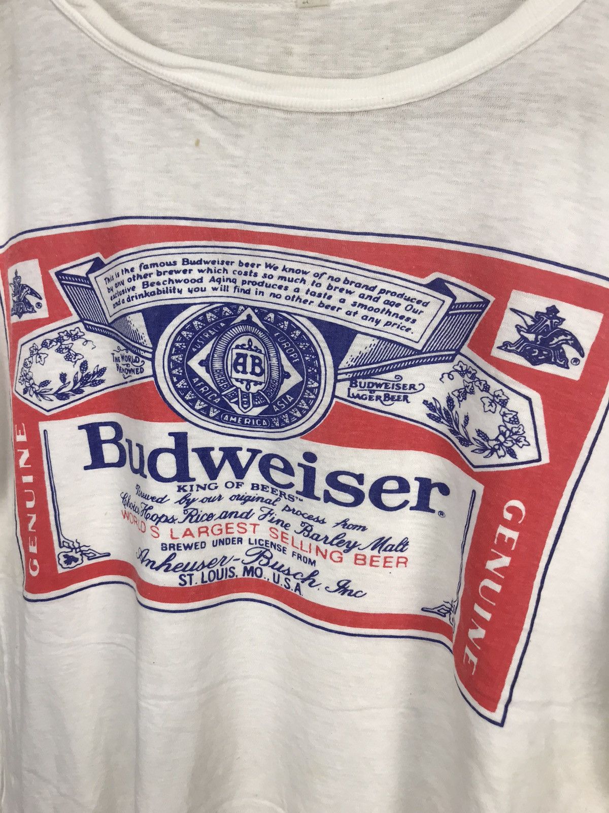 Budweiser × Japanese Brand Budweiser printed croptop tshirt ladies Size ONE SIZE - 3 Thumbnail