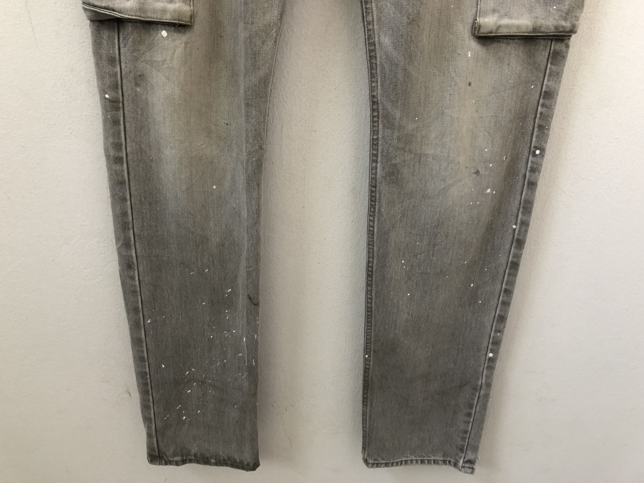 Spellbound Spellbound Japan Dirt Splattered Paint Denim Cargo Slim Size US 31 - 3 Thumbnail