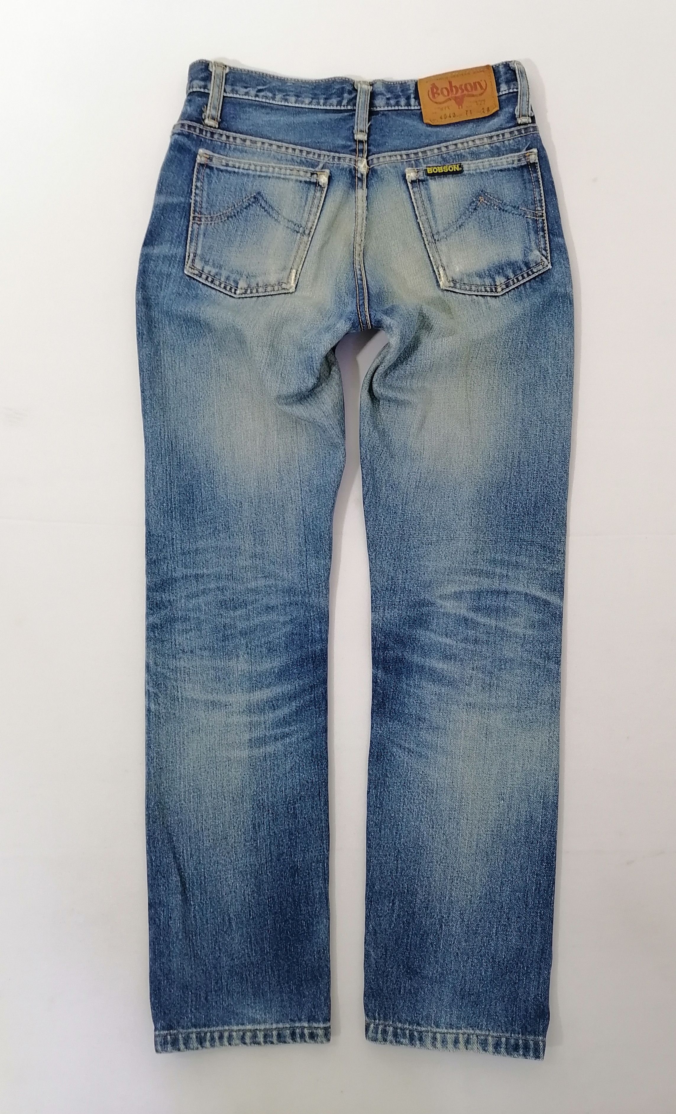 Vintage Bobson Lot 4040 Denim Jeans Size US 28 / EU 44 - 2 Thumbnail