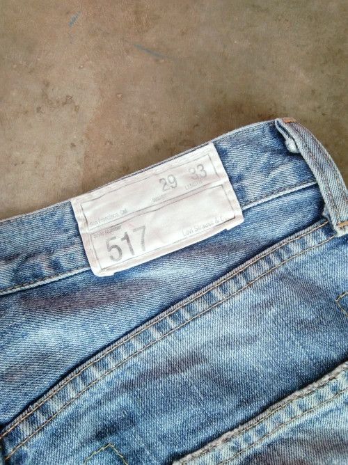Levi's Vintage Levi's 517 Boot Cut Distressed Flared Jeans 29x30.5 Size US 29 - 4 Thumbnail