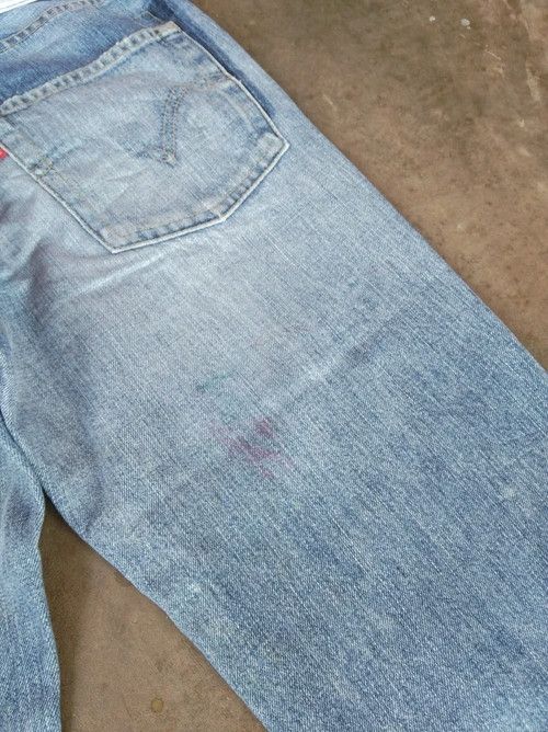 Levi's Vintage Levi's 517 Boot Cut Distressed Flared Jeans 29x30.5 Size US 29 - 5 Thumbnail