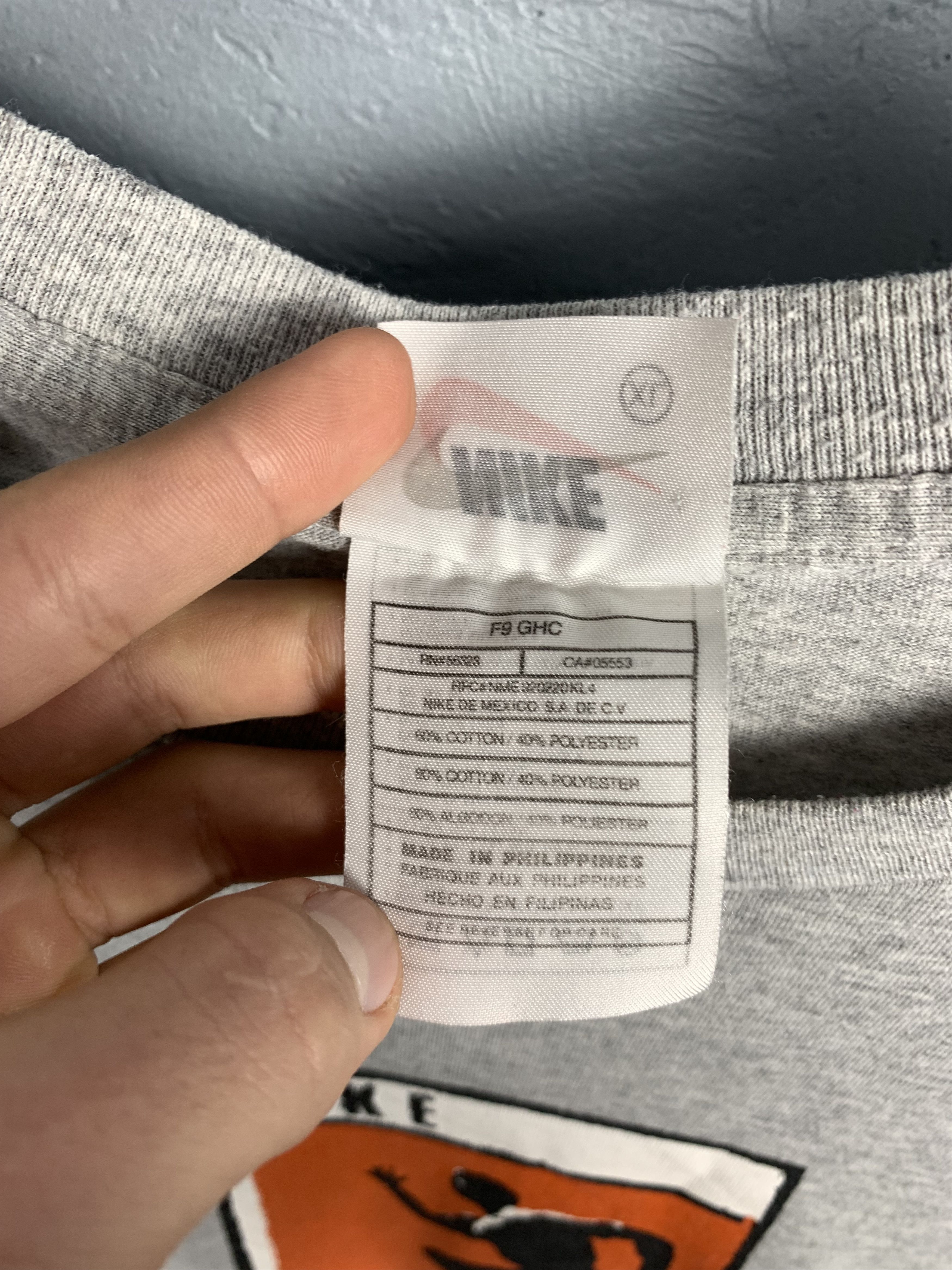 Nike × Vintage 90'S Vintage Nike Mens T-Shirt Tee Size US XL / EU 56 / 4 - 5 Thumbnail