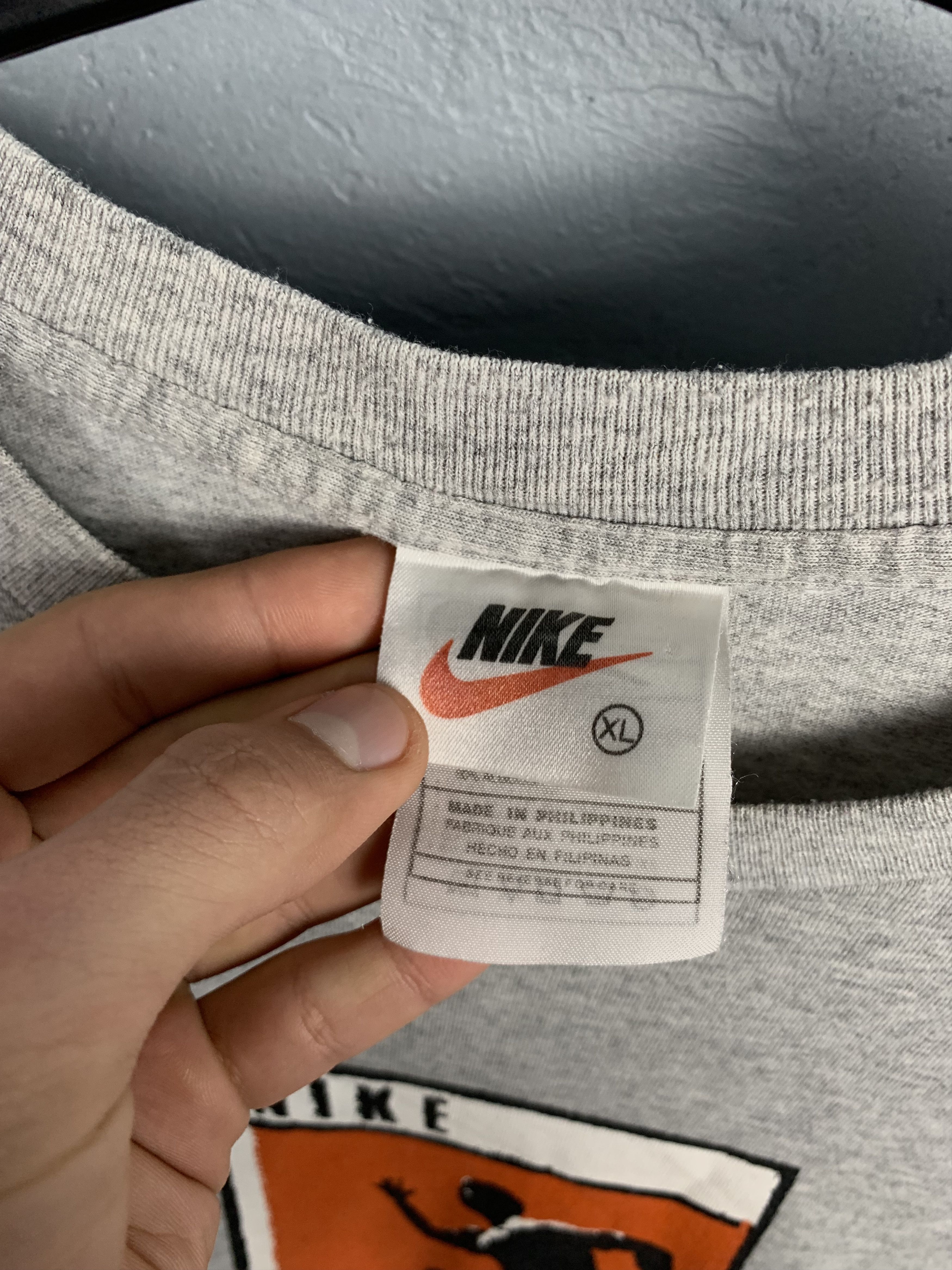 Nike × Vintage 90'S Vintage Nike Mens T-Shirt Tee Size US XL / EU 56 / 4 - 4 Thumbnail