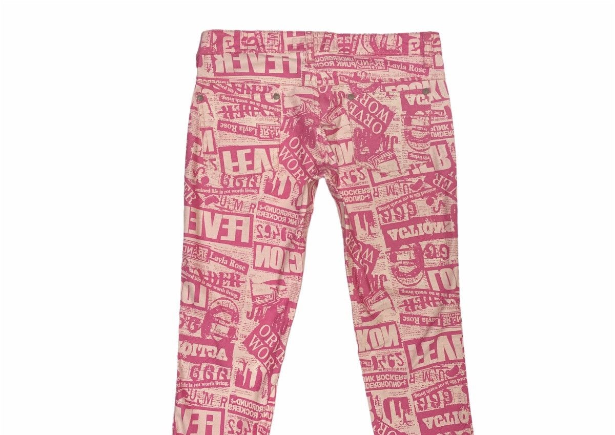 Japanese Brand × Vintage Japanese Maximum Over Print Sex Pistol Trousers Pants Size US 30 / EU 46 - 5 Thumbnail