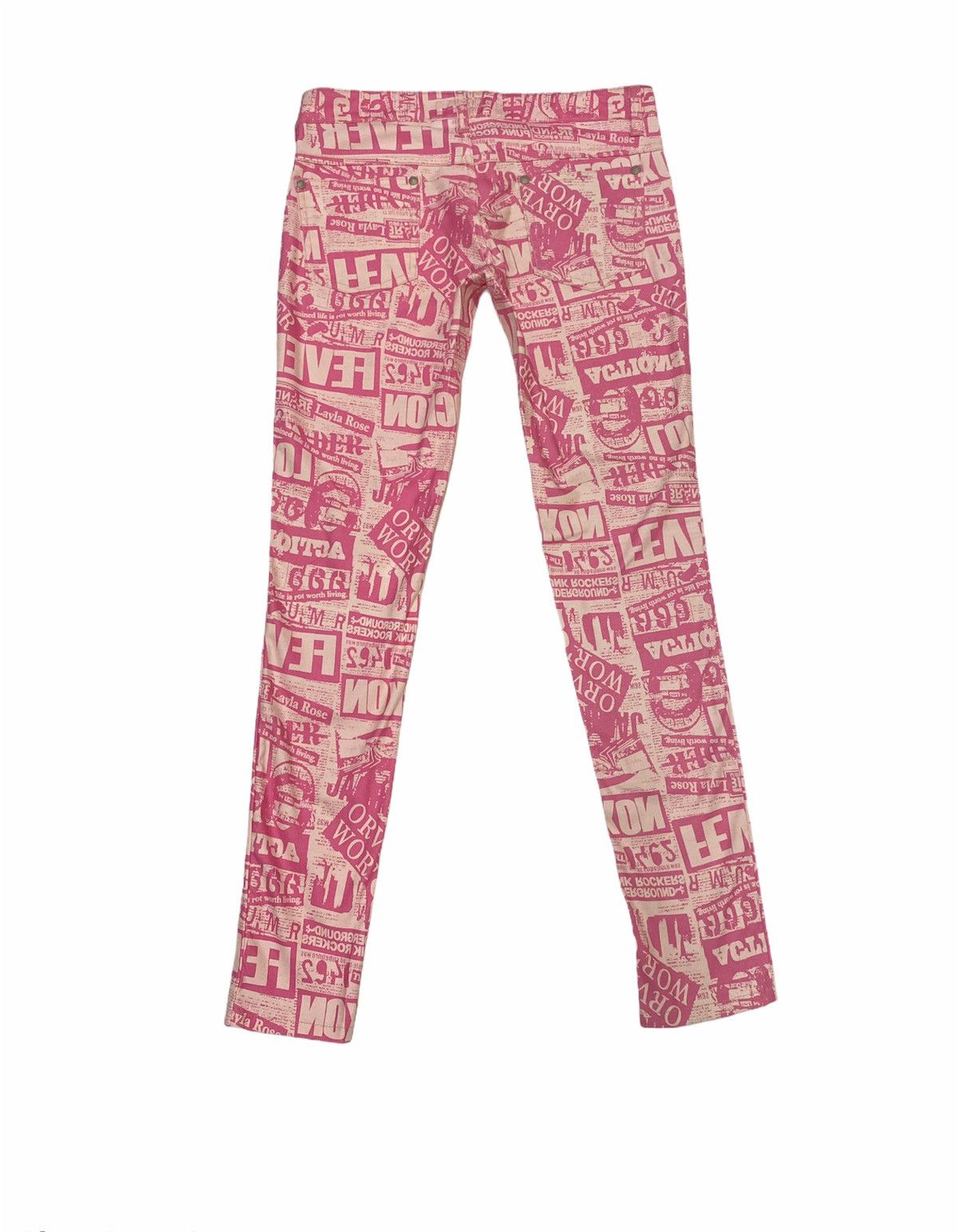 Japanese Brand × Vintage Japanese Maximum Over Print Sex Pistol Trousers Pants Size US 30 / EU 46 - 2 Thumbnail