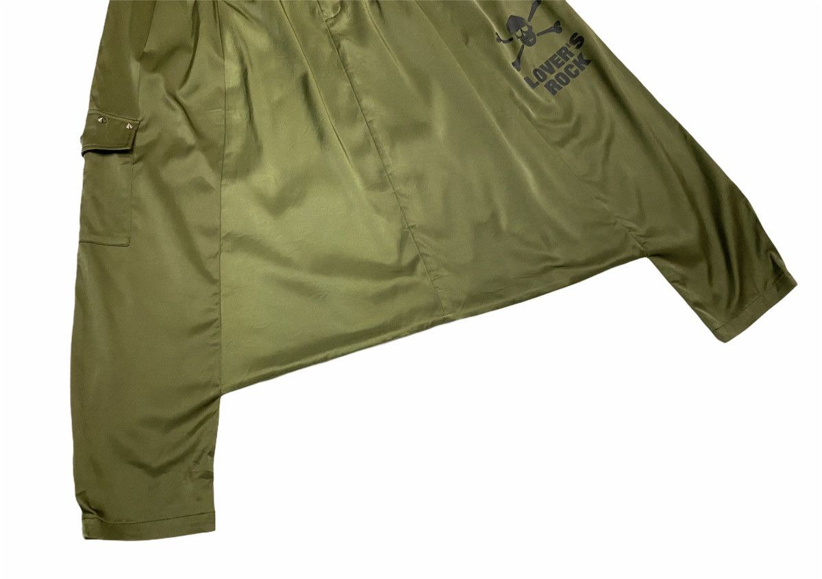 Japanese Brand × Vintage 1990s Super Lovers Skull Lovers Rock Cropped Stretch Pants Size US 27 - 4 Thumbnail