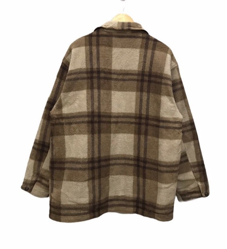 Uniqlo Vintage Uniqlo fleece plaid button up jacket Size US L / EU 52-54 / 3 - 2 Thumbnail