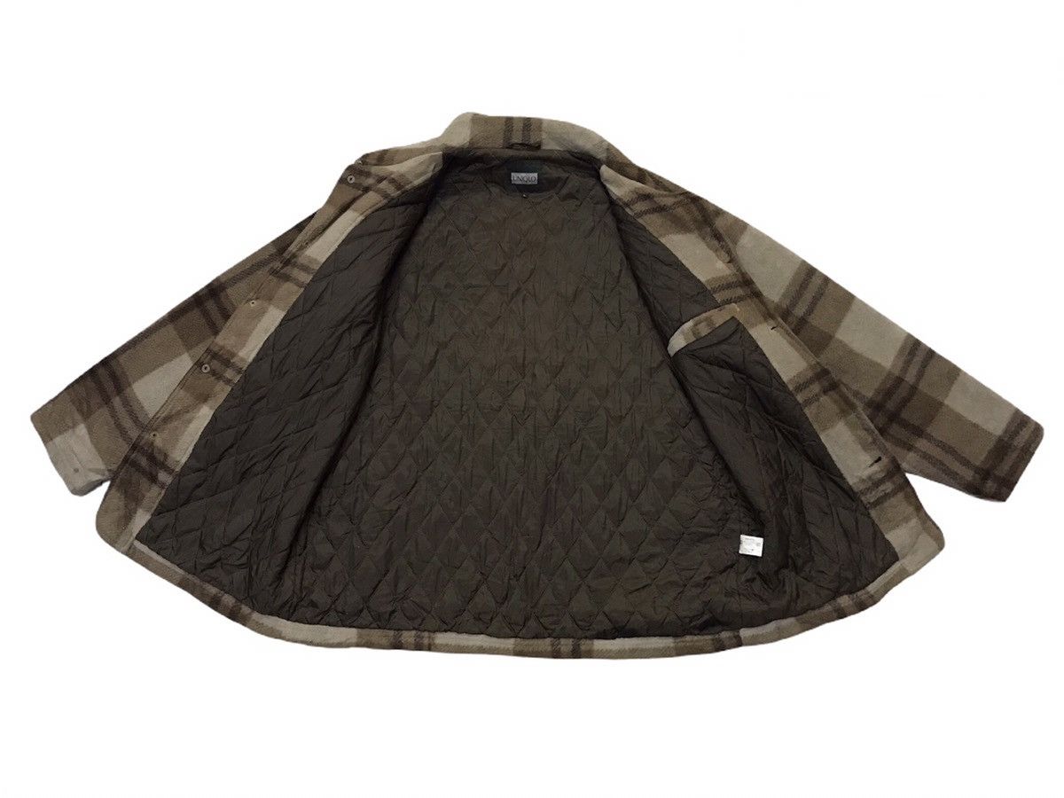 Uniqlo Vintage Uniqlo fleece plaid button up jacket Size US L / EU 52-54 / 3 - 5 Thumbnail