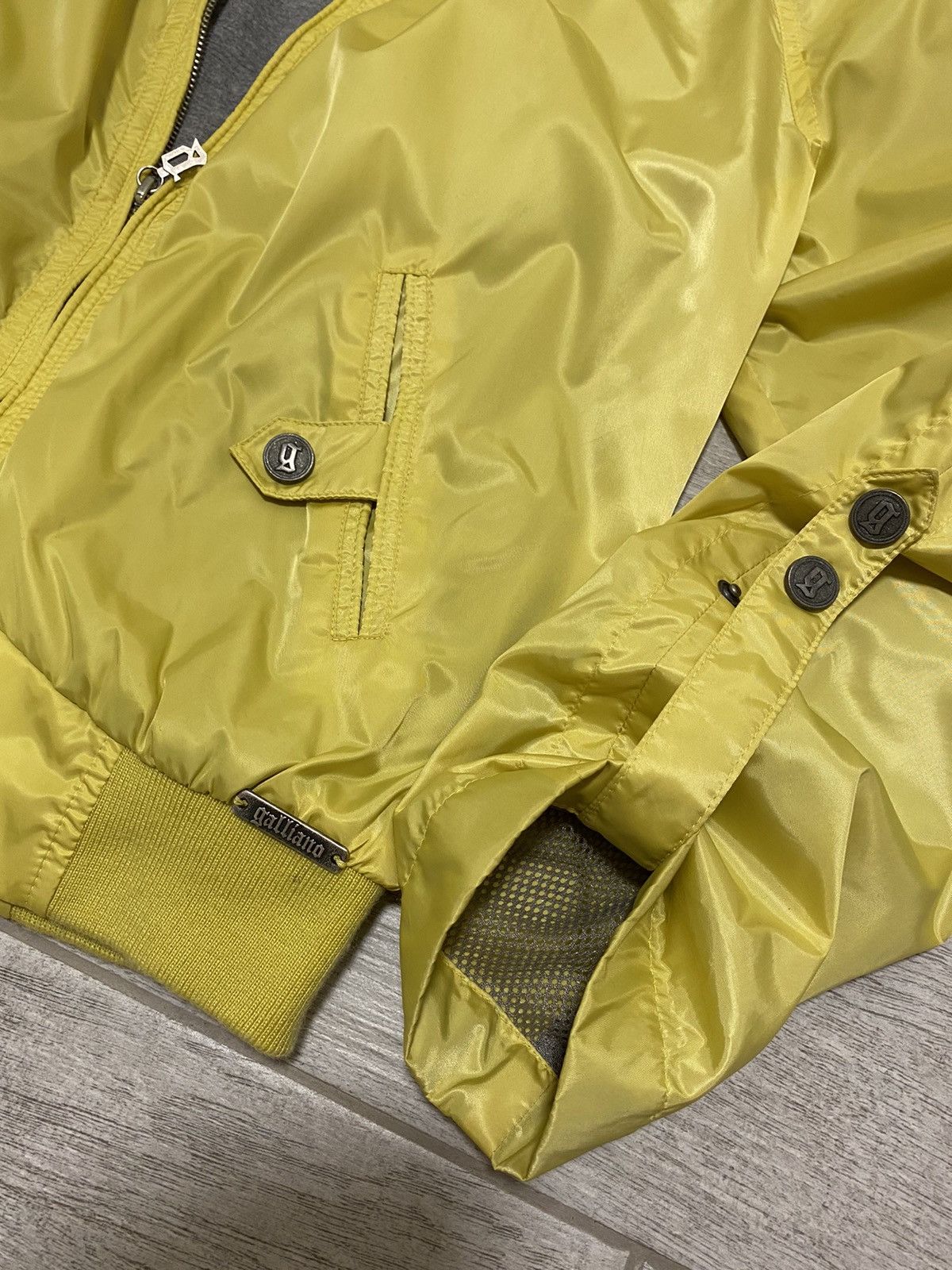 John Galliano × Vintage John Galliano Vintage Yellow Gangs of Galliano Womens Jacket Size ONE SIZE - 4 Thumbnail