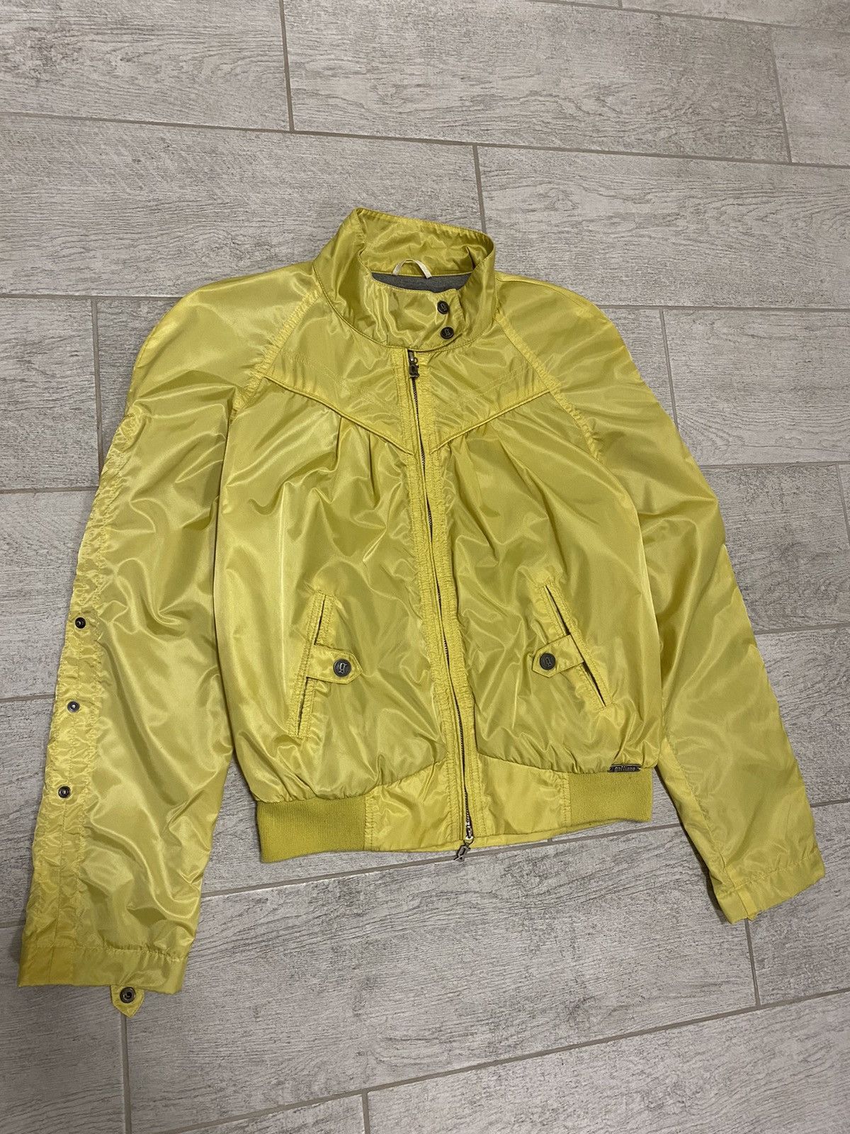 John Galliano × Vintage John Galliano Vintage Yellow Gangs of Galliano Womens Jacket Size ONE SIZE - 12 Thumbnail