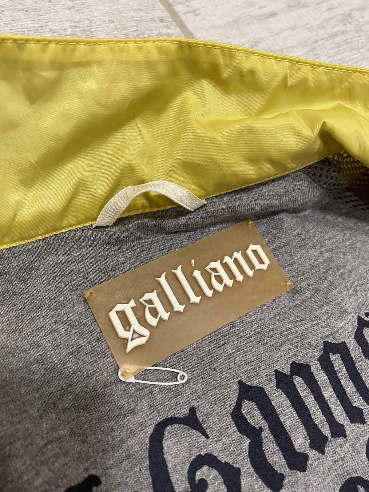 John Galliano × Vintage John Galliano Vintage Yellow Gangs of Galliano Womens Jacket Size ONE SIZE - 9 Thumbnail