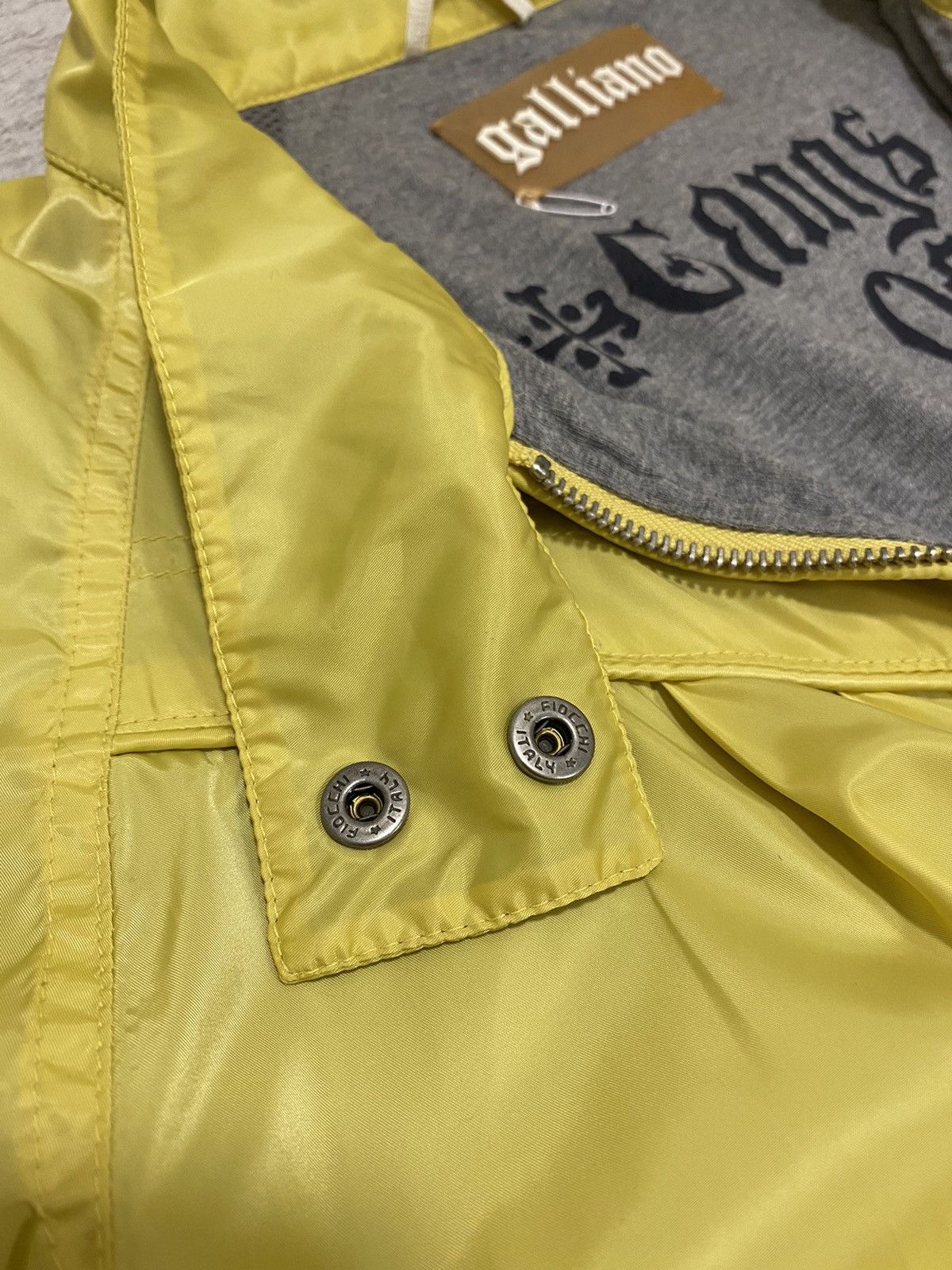 John Galliano × Vintage John Galliano Vintage Yellow Gangs of Galliano Womens Jacket Size ONE SIZE - 7 Thumbnail