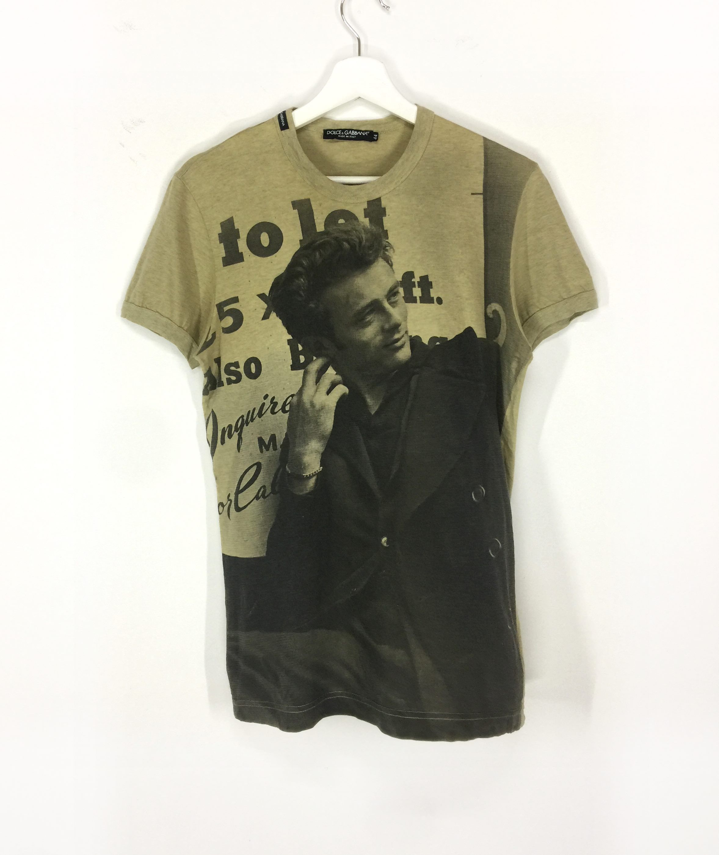 Designer × Dolce & Gabbana Dolce Gabbana James dean overprint tshirt Size US S / EU 44-46 / 1 - 1 Thumbnail