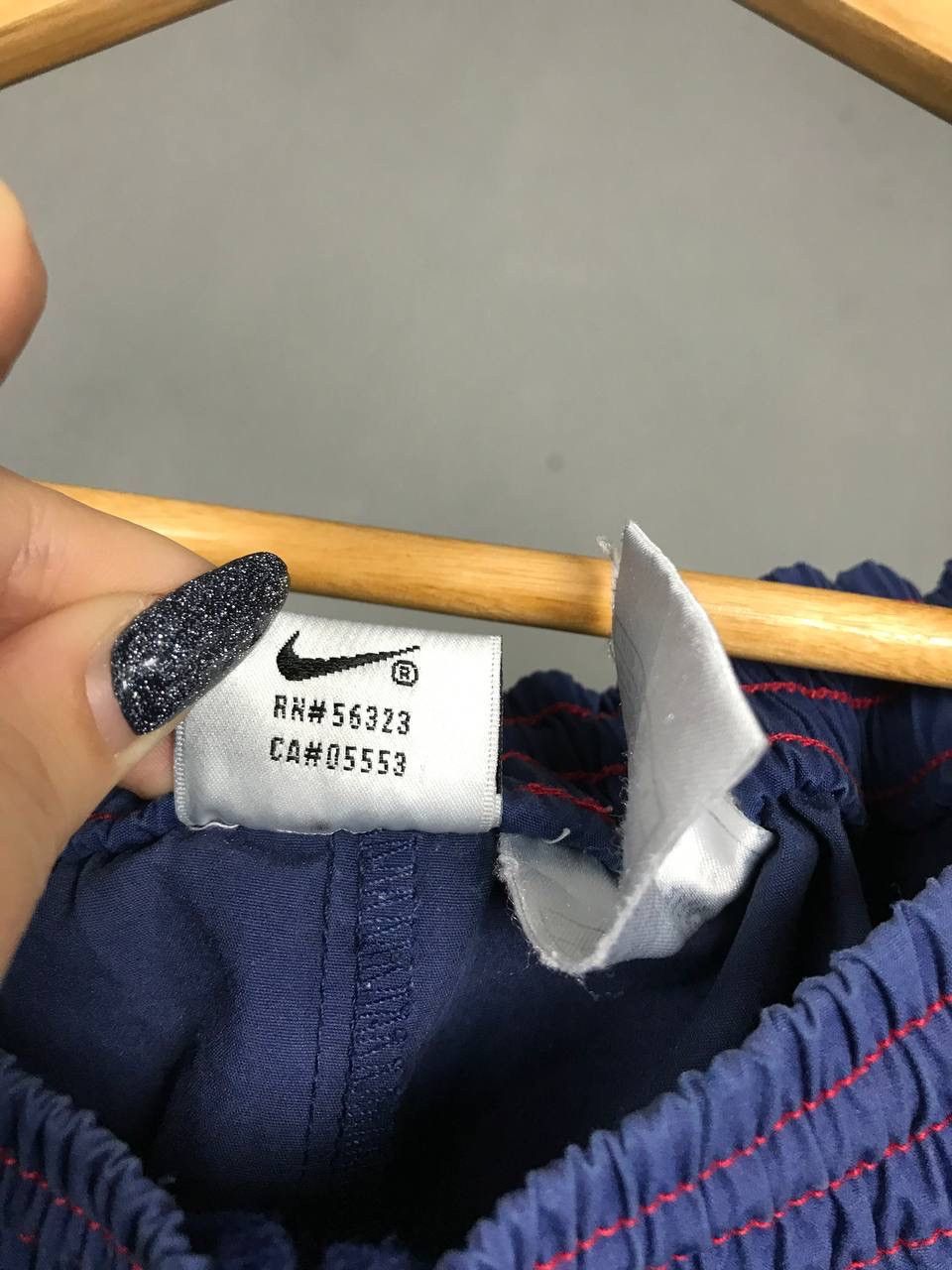Nike × Vintage Nike big swoosh streetwear vintage shorts Size US 34 / EU 50 - 6 Thumbnail