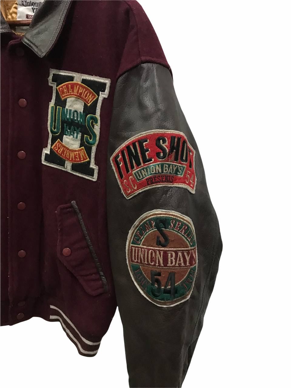 UNIONBAY Union Bay Hockey Ice Phisicaledic Varsity Jacket Size US L / EU 52-54 / 3 - 5 Thumbnail