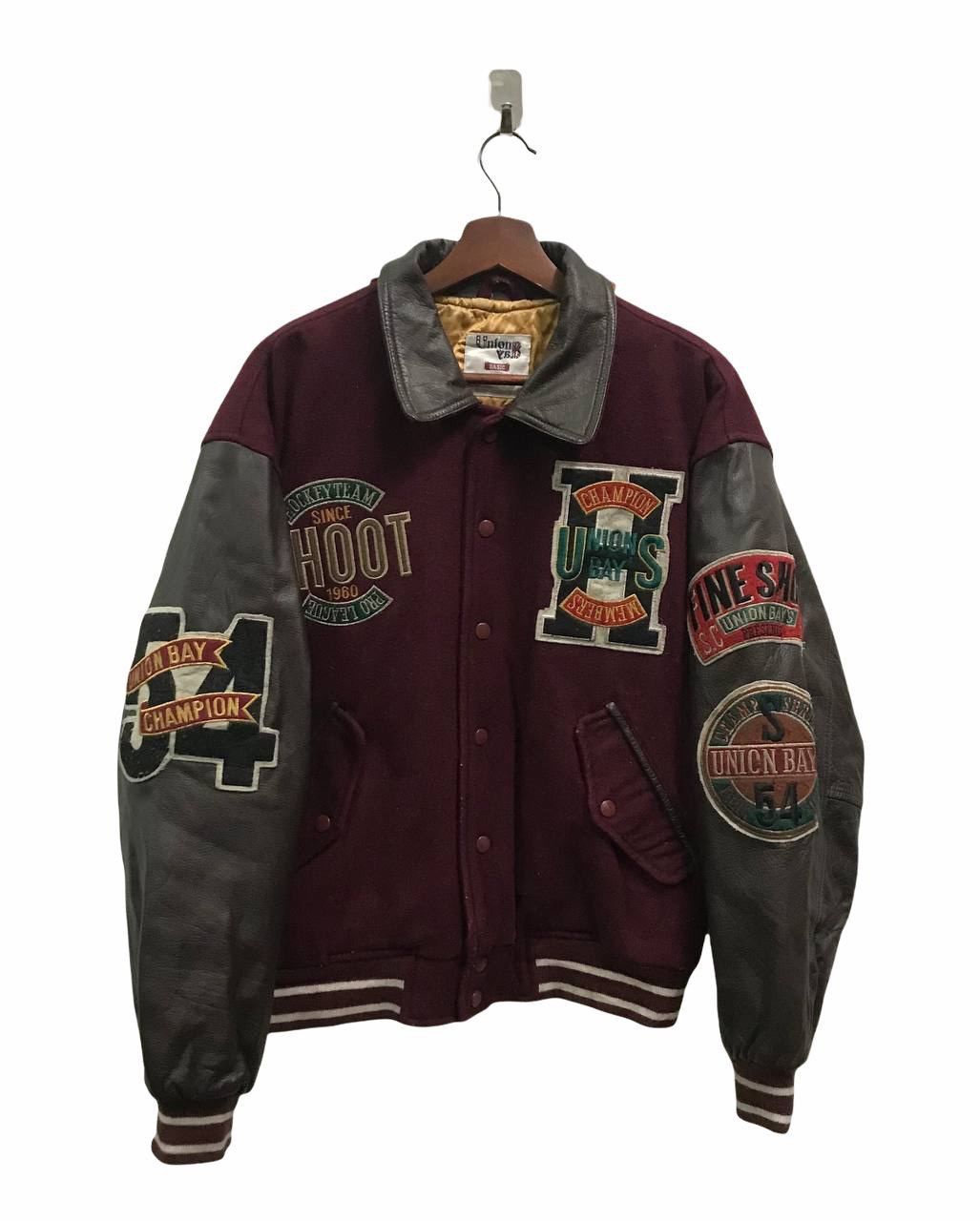 UNIONBAY Union Bay Hockey Ice Phisicaledic Varsity Jacket Size US L / EU 52-54 / 3 - 1 Thumbnail