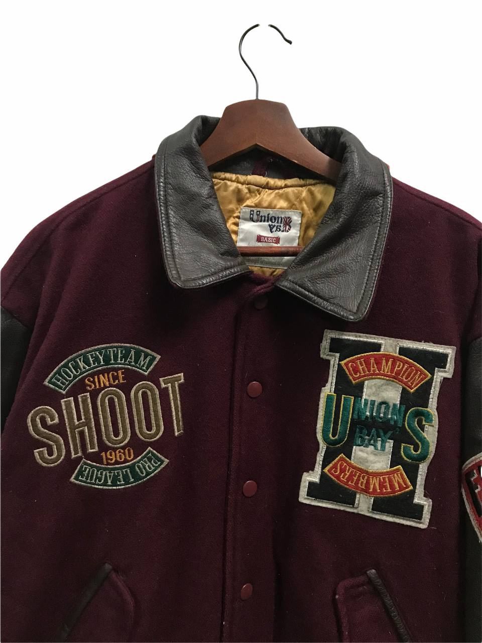 UNIONBAY Union Bay Hockey Ice Phisicaledic Varsity Jacket Size US L / EU 52-54 / 3 - 4 Thumbnail