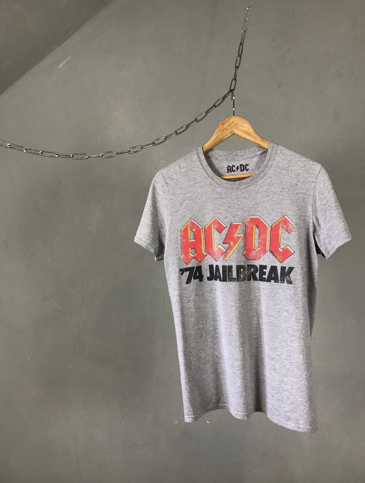 AC/DC × Band Tees × Vintage AC/DC Vintage Rock Band Tee Size US M / EU 48-50 / 2 - 1 Thumbnail