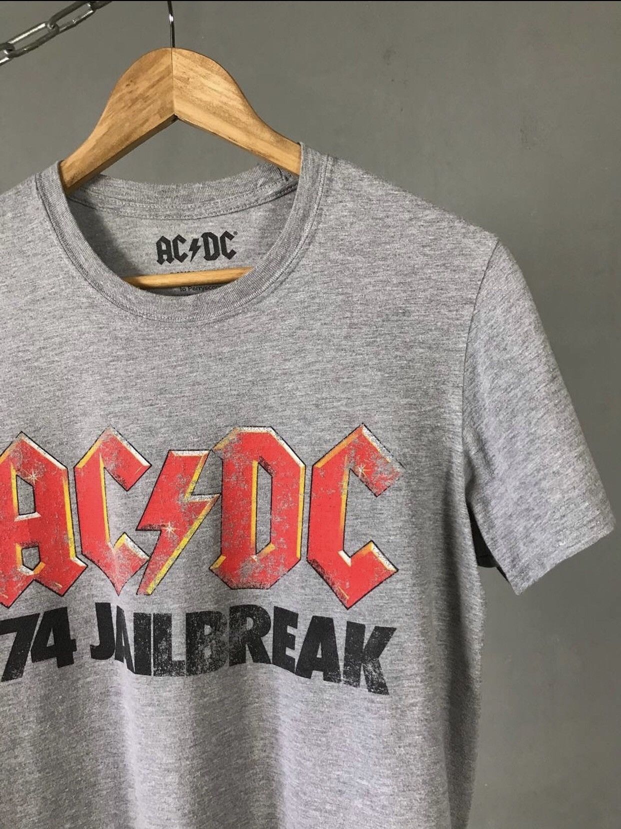 AC/DC × Band Tees × Vintage AC/DC Vintage Rock Band Tee Size US M / EU 48-50 / 2 - 2 Thumbnail