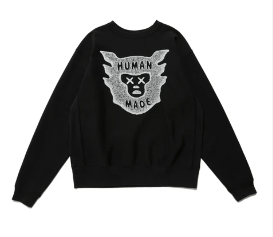 トップス XL HUMAN MADE x KAWS SWEATSHIRT Human Made × Kaws PIZZA HOODIE KAWS #2 Gray size XXL Polar