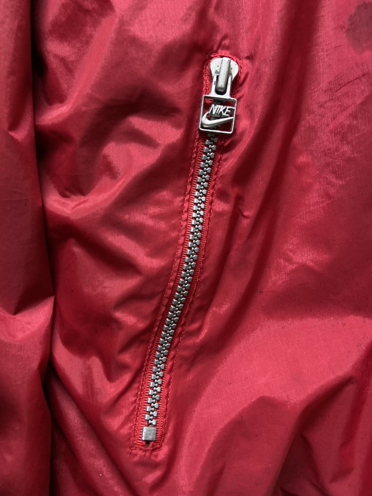 Nike × Vintage VINTAGE 90's NIKE SWOOSH BIG LOGO SPELL OUT JACKET Size US XL / EU 56 / 4 - 5 Thumbnail