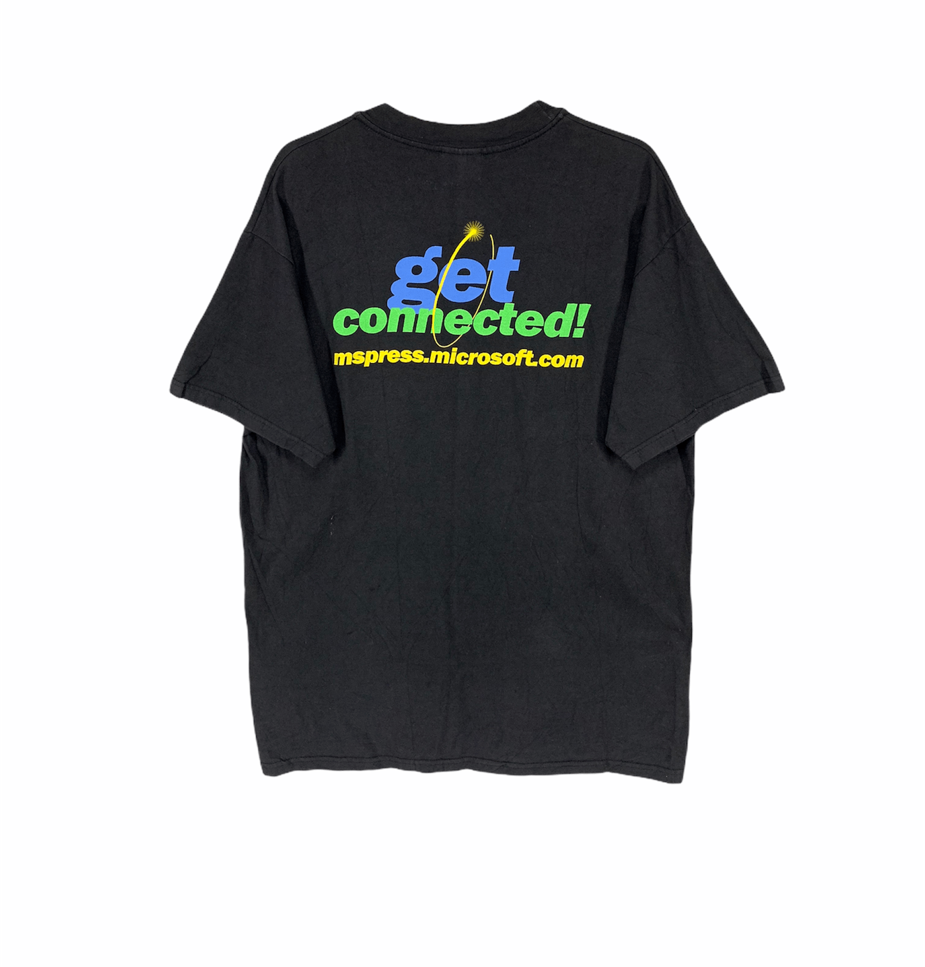 Microsoft × Vintage Microsoft press get connected vintage 90s shirt Size US L / EU 52-54 / 3 - 1 Thumbnail