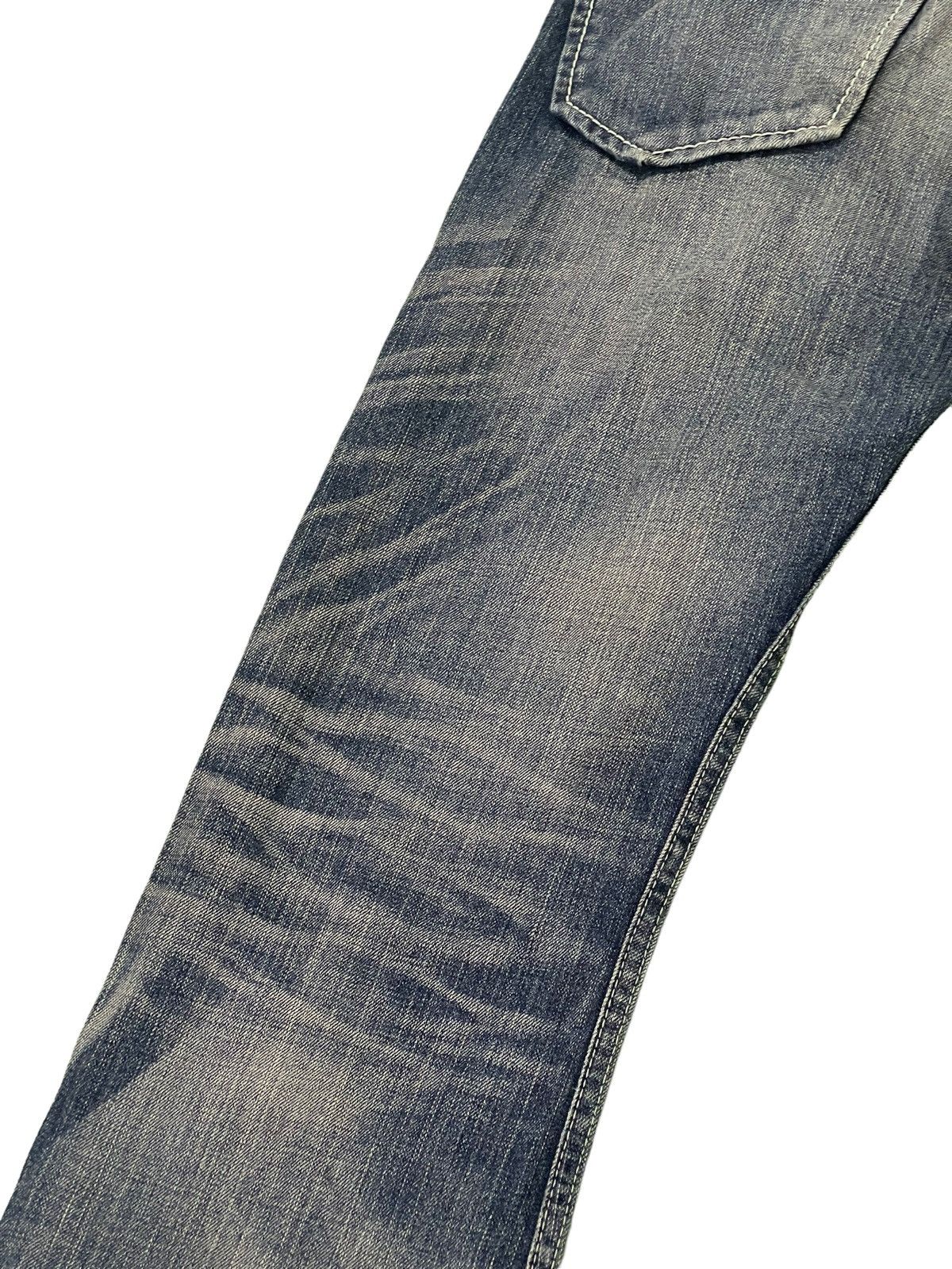 Japanese Brand Flare Jeans Blue Way Japan Acid Wash Low Rise Boot Cut 4🟦4 Size US 28 / EU 44 - 17 Thumbnail