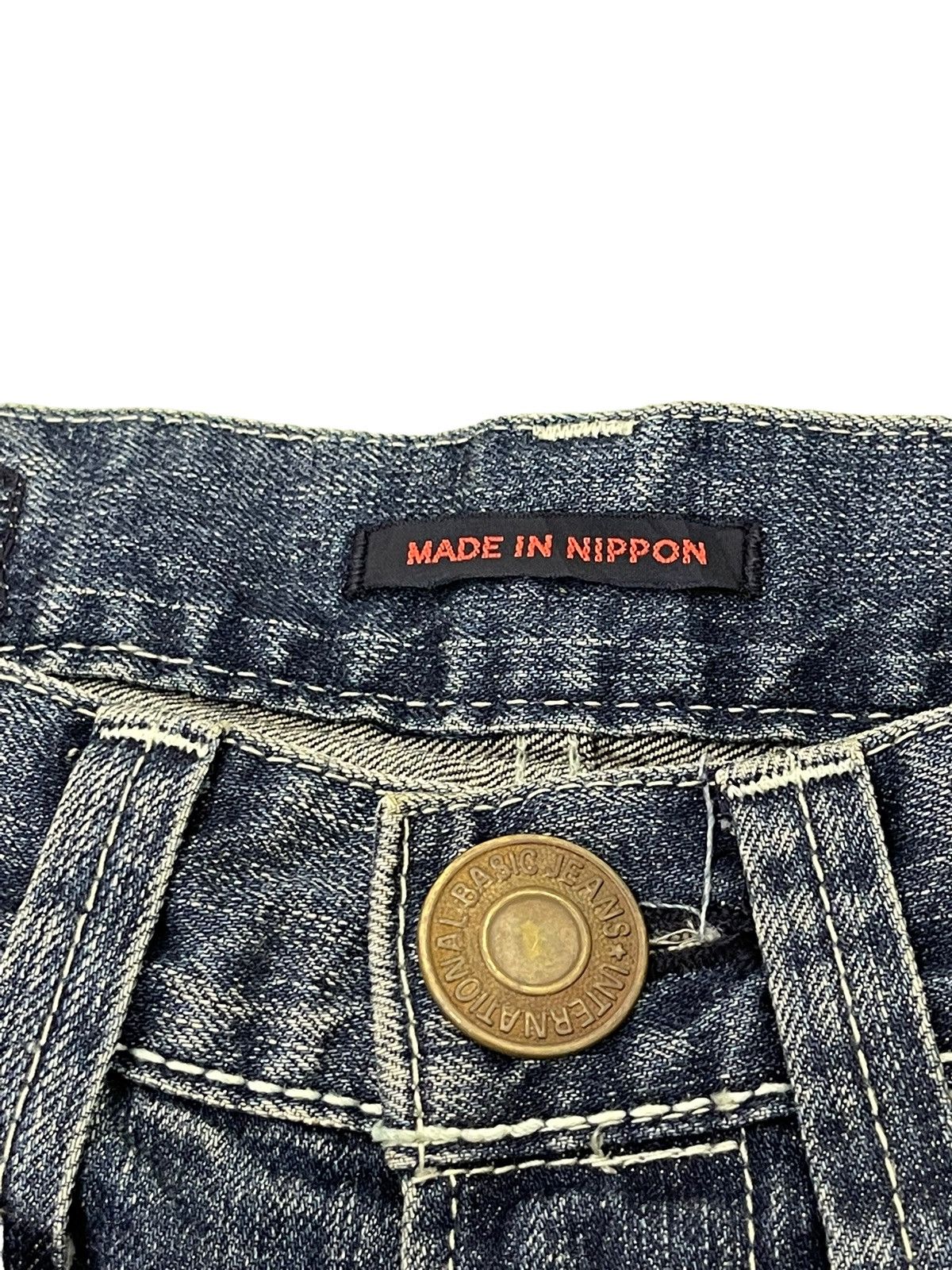 Japanese Brand Flare Jeans Blue Way Japan Acid Wash Low Rise Boot Cut 4🟦4 Size US 28 / EU 44 - 9 Thumbnail