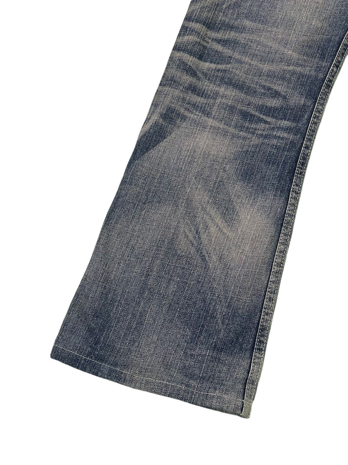 Japanese Brand Flare Jeans Blue Way Japan Acid Wash Low Rise Boot Cut 4🟦4 Size US 28 / EU 44 - 16 Thumbnail