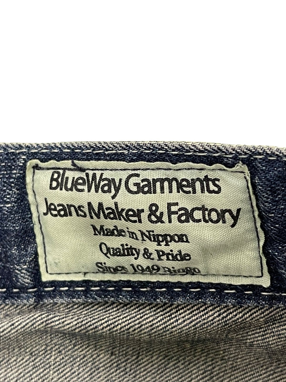 Japanese Brand Flare Jeans Blue Way Japan Acid Wash Low Rise Boot Cut 4🟦4 Size US 28 / EU 44 - 10 Thumbnail