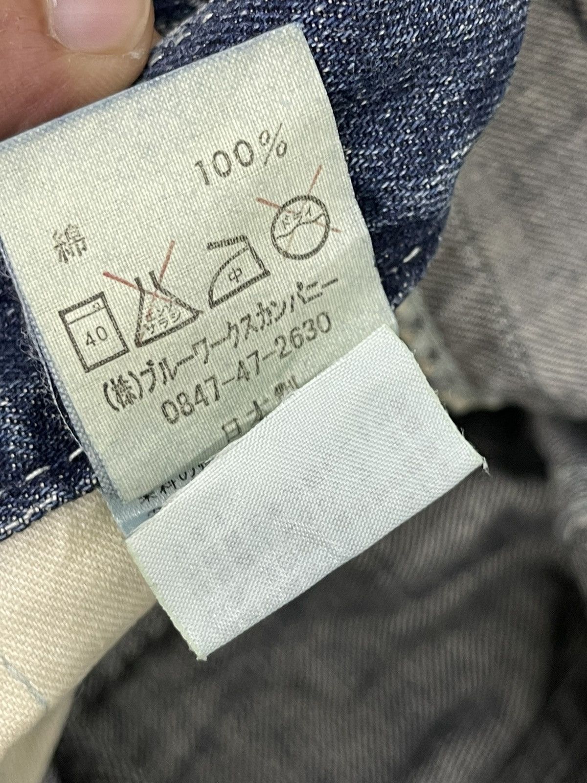 Japanese Brand Flare Jeans Blue Way Japan Acid Wash Low Rise Boot Cut 4🟦4 Size US 28 / EU 44 - 21 Thumbnail