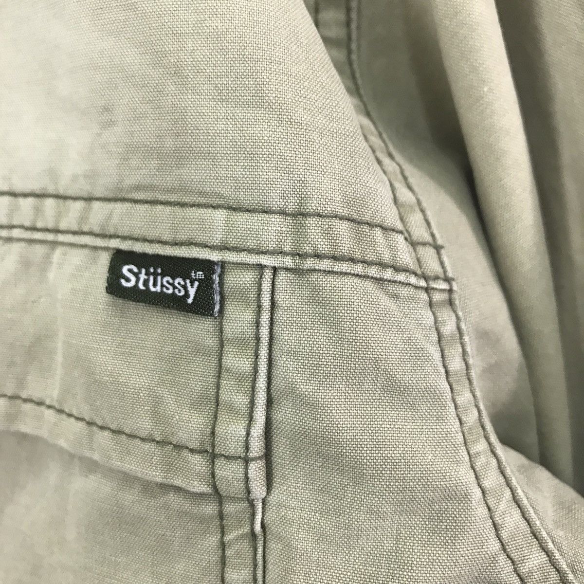 Stussy Rare🔥Stussy workwear faded distressed Jacket Size US L / EU 52-54 / 3 - 5 Thumbnail