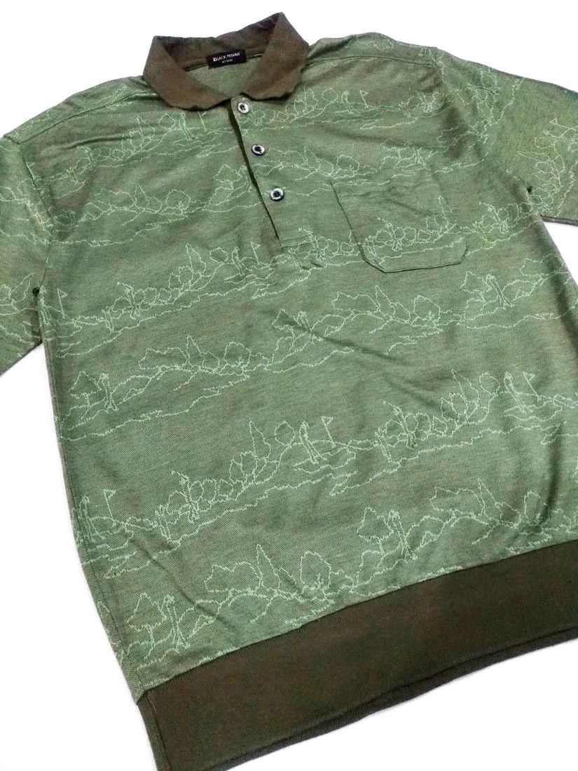 Designer × Japanese Brand × Vintage VERY RARE! VTG JACK DUVAN JACQUARD GOLF POLO SHIRT Size US S / EU 44-46 / 1 - 6 Thumbnail