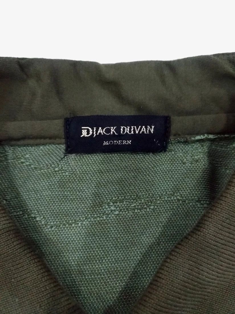 Designer × Japanese Brand × Vintage VERY RARE! VTG JACK DUVAN JACQUARD GOLF POLO SHIRT Size US S / EU 44-46 / 1 - 3 Thumbnail