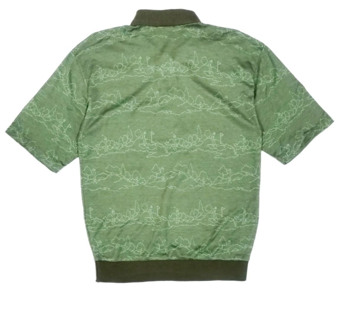 Designer × Japanese Brand × Vintage VERY RARE! VTG JACK DUVAN JACQUARD GOLF POLO SHIRT Size US S / EU 44-46 / 1 - 2 Thumbnail