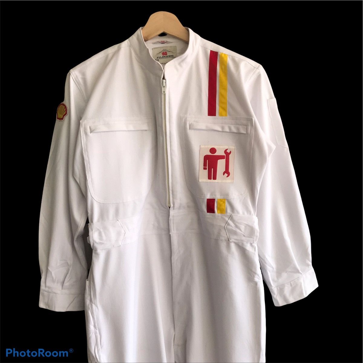 Japanese Brand × Sports Specialties Auto care Shell Oil Racing Overall Jacket Size US 32 / EU 48 - 5 Thumbnail