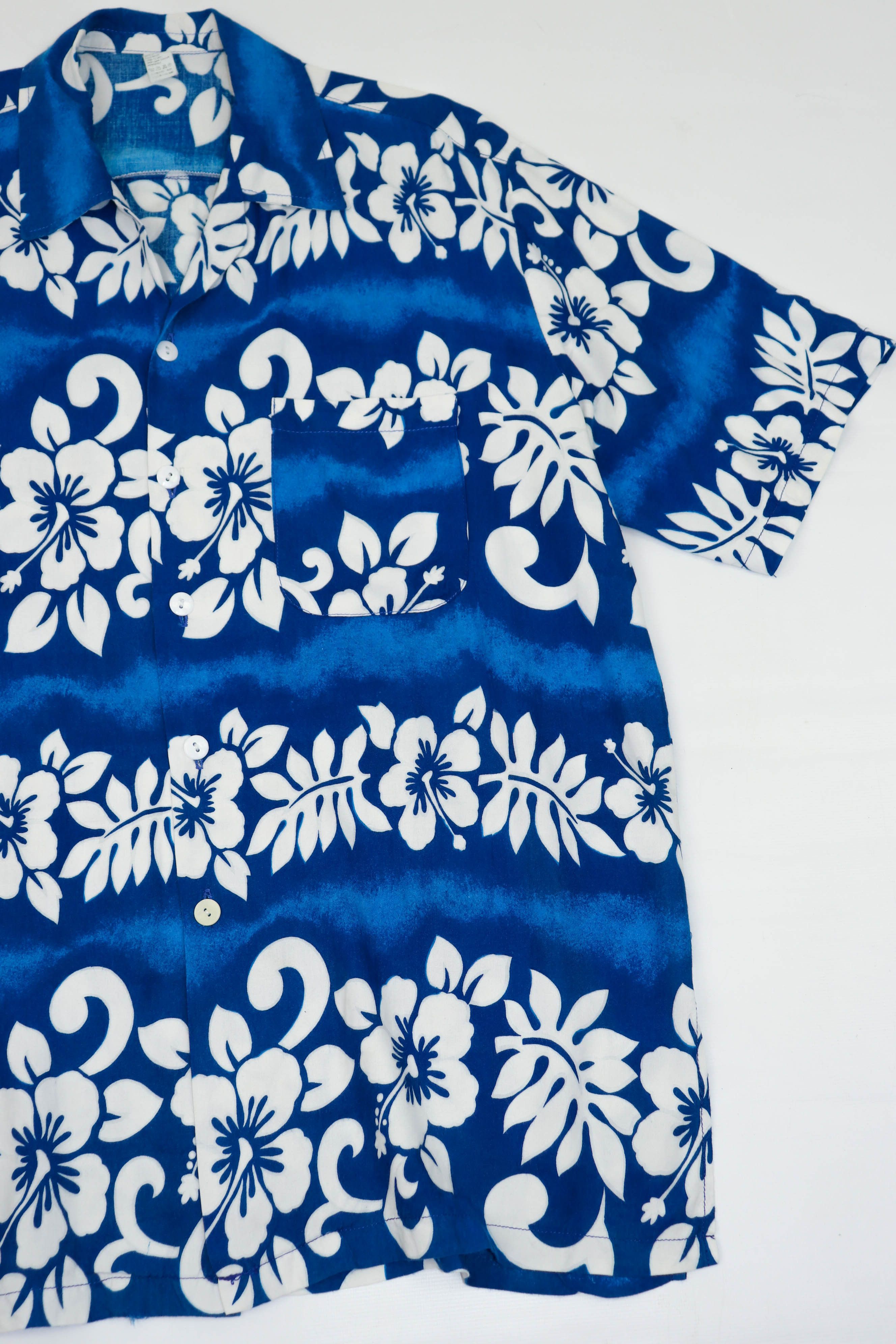 Other Vintage Rayon Floral Printed Graphics Hawaiian Aloha Shirt Size US XL / EU 56 / 4 - 5 Thumbnail