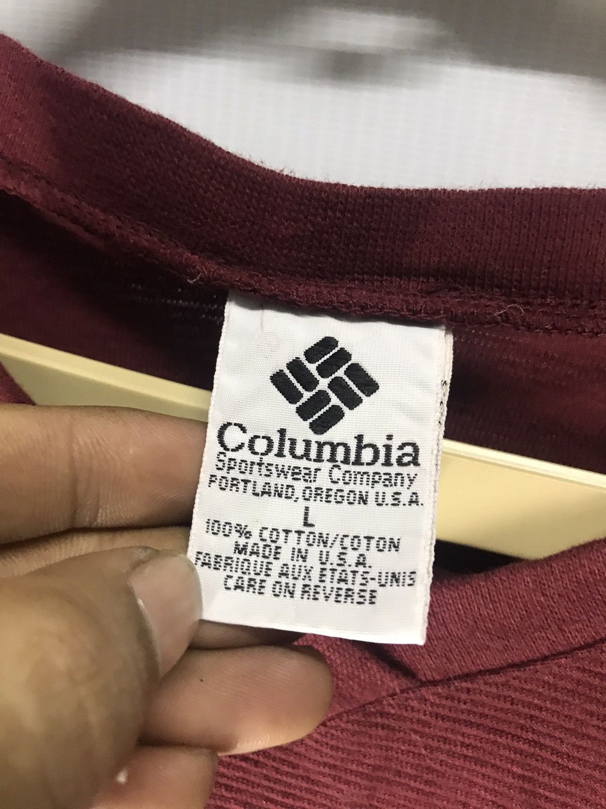 Columbia × Vintage Colombia long sleeve tshirt made in usa Size US L / EU 52-54 / 3 - 3 Thumbnail