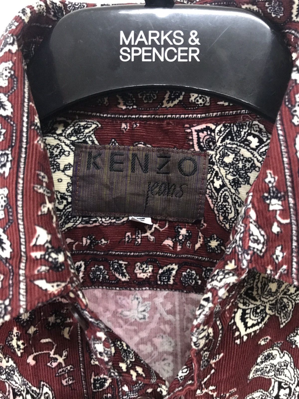 Kenzo PAISLEY KENZO PARIS DESIGN SHIRT CASUAL RARE Size US M / EU 48-50 / 2 - 3 Thumbnail