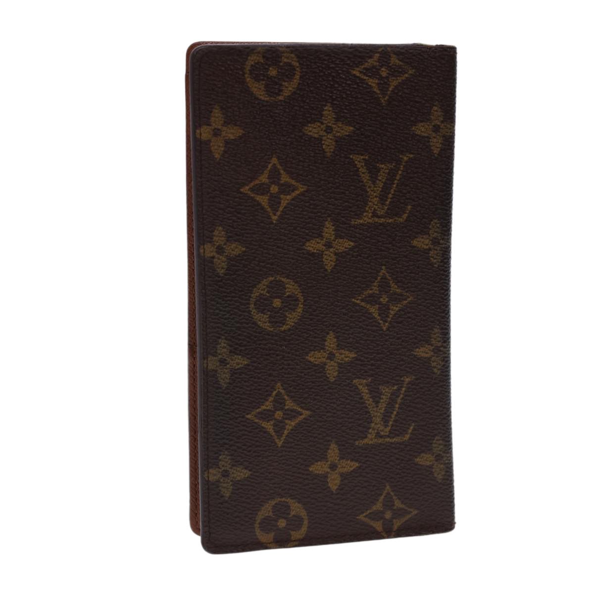 Auth Louis Vuitton Monogram Porte Valeurs Cartes Credit M61823