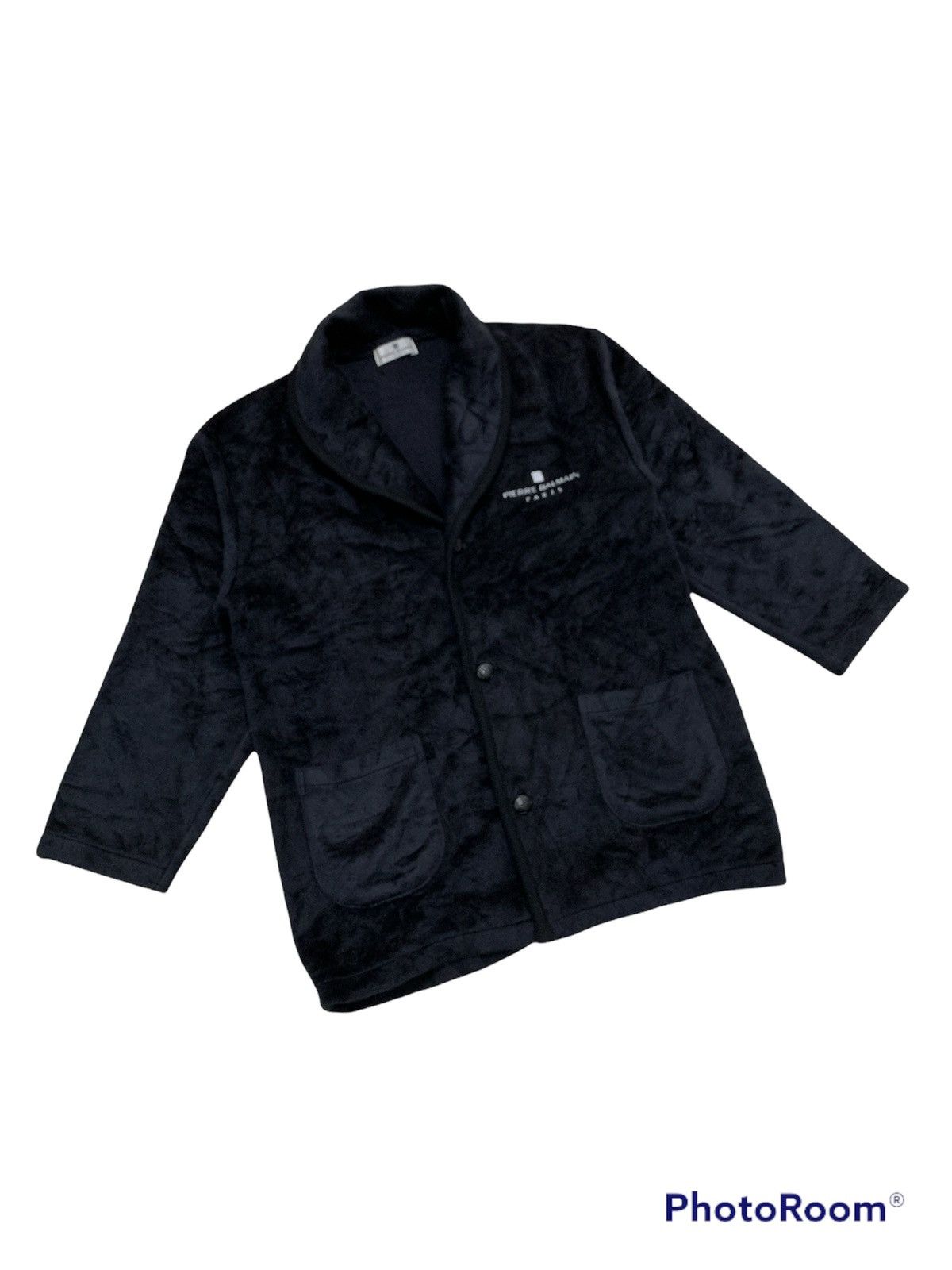 Pierre Balmain × Vintage VTG PIERRE BALMAIN PARIS FLEECE JACKET SWEATER Size US XL / EU 56 / 4 - 1 Thumbnail