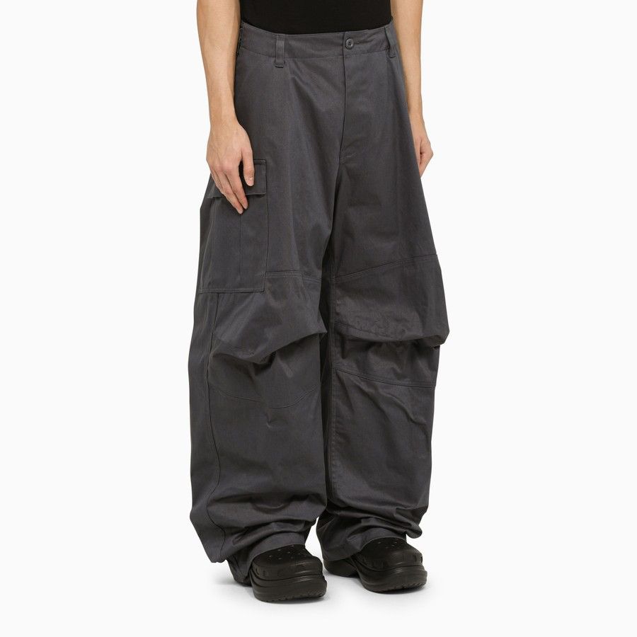 image of Balenciaga Kick Cargo Pants in Grey, Men's (Size 34)