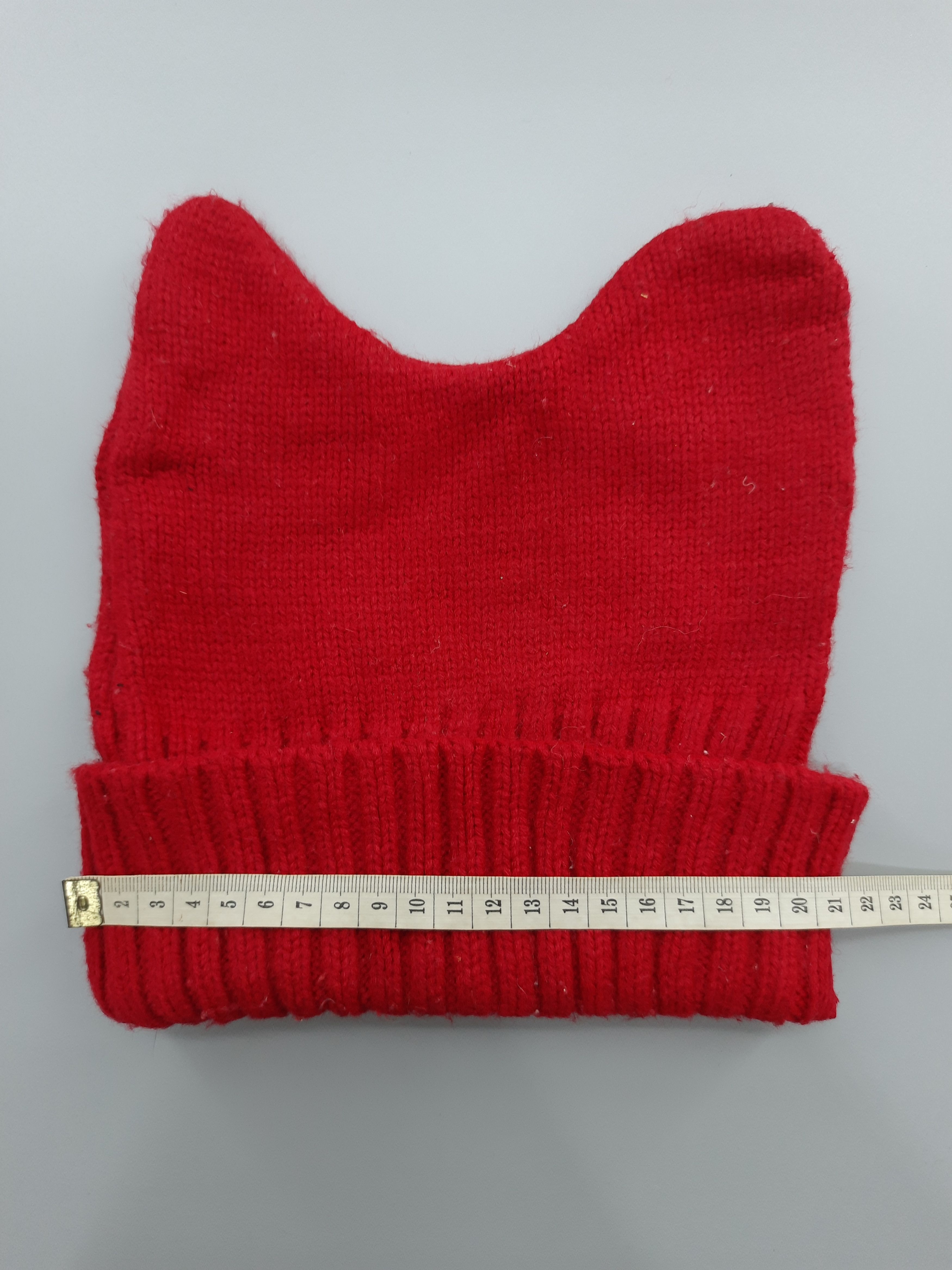Handmade × Japanese Brand Horn Knitted Beanie Hat/Cap - BN169 Size ONE SIZE - 5 Thumbnail