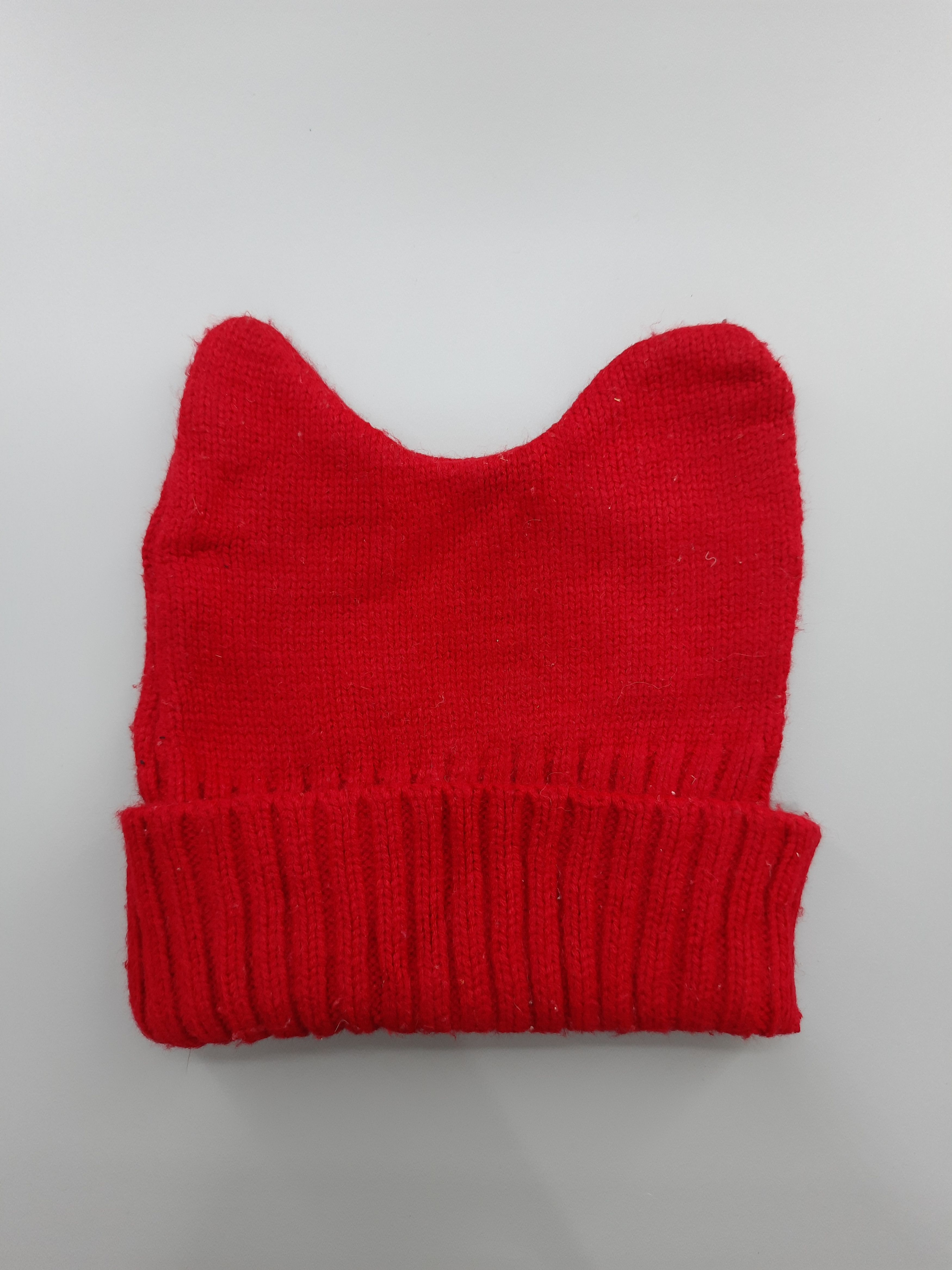 Handmade × Japanese Brand Horn Knitted Beanie Hat/Cap - BN169 Size ONE SIZE - 3 Thumbnail