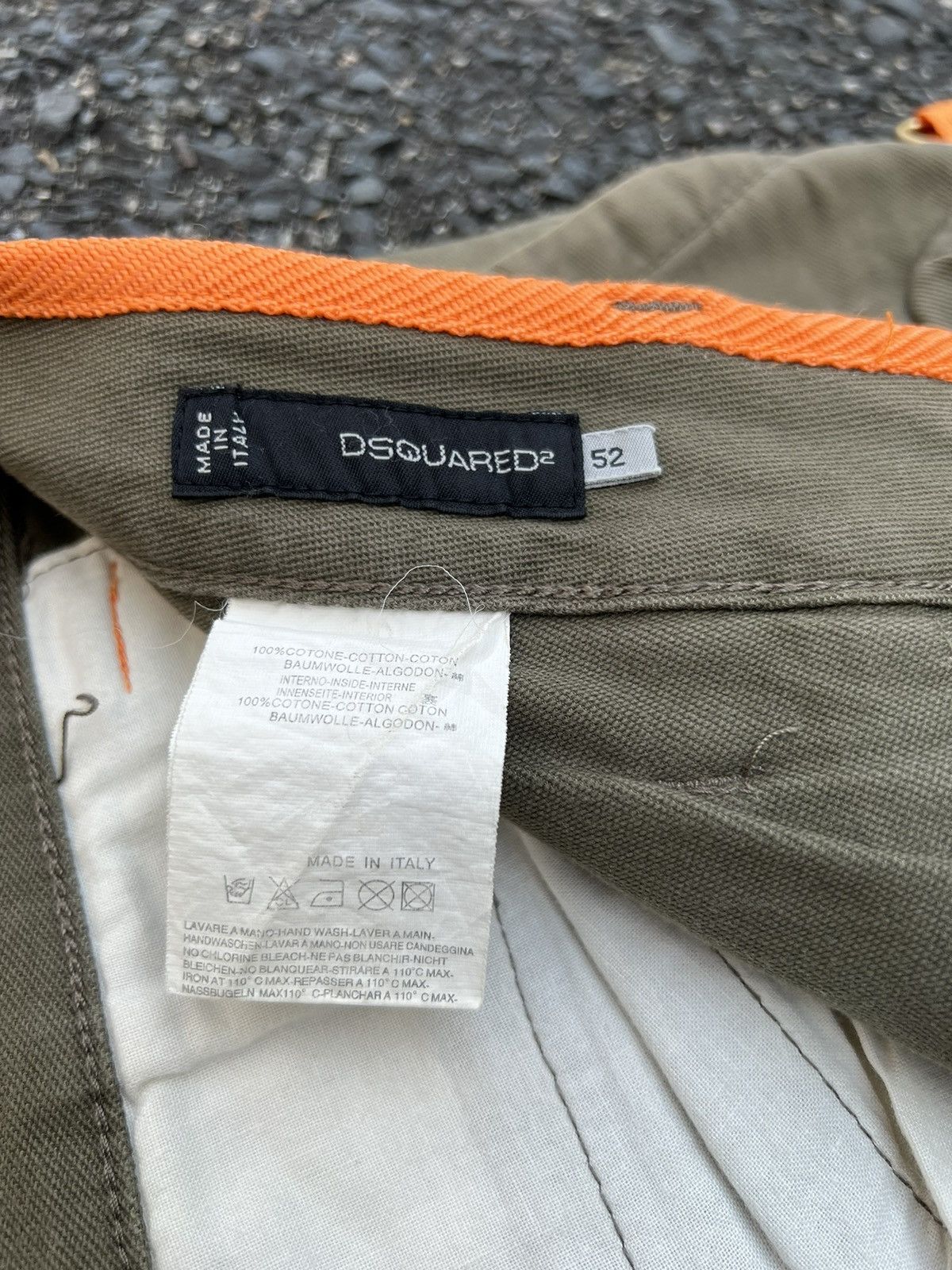 Other DSQUARED2 CARGO PANTS MULITPOCKET GASMASK POCKET STYLE Size US 34 / EU 50 - 21 Thumbnail