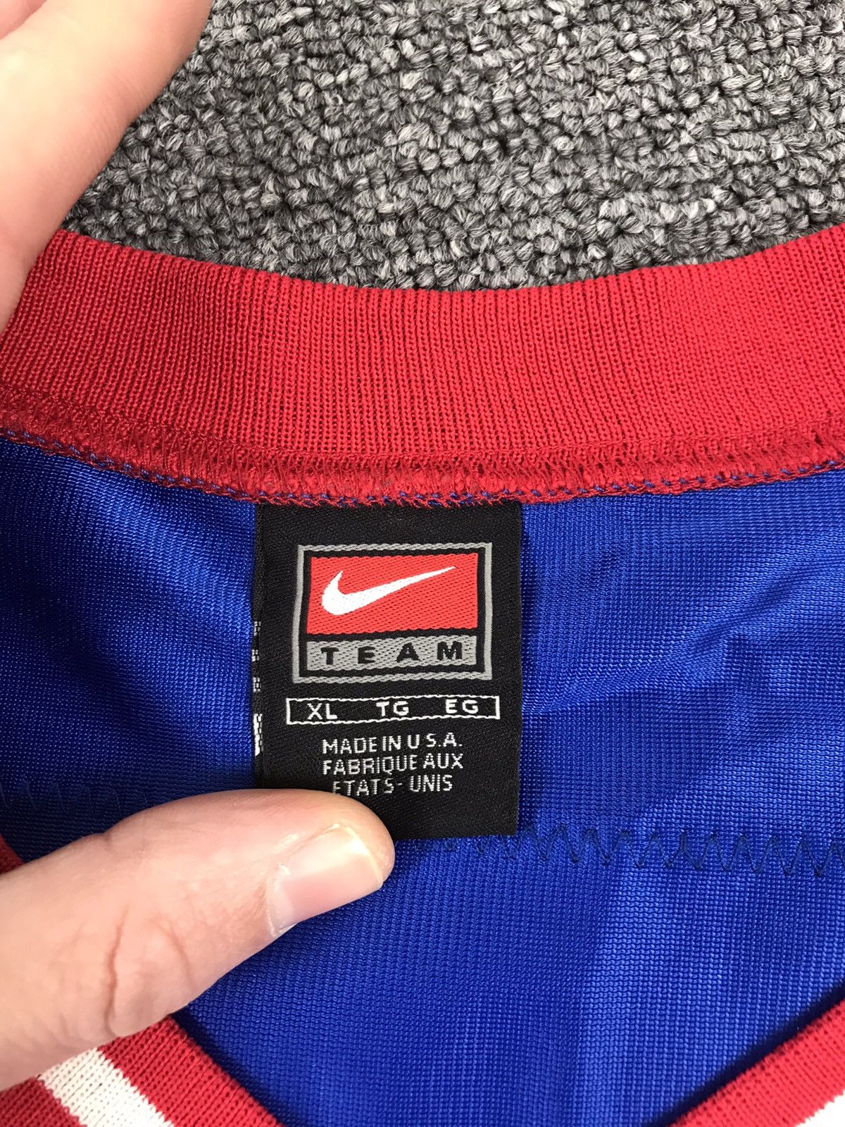 NFL × Nike Kerry Collins #5 New York Giants NFL Nike Jersey SIZE XL Size US XL / EU 56 / 4 - 7 Thumbnail