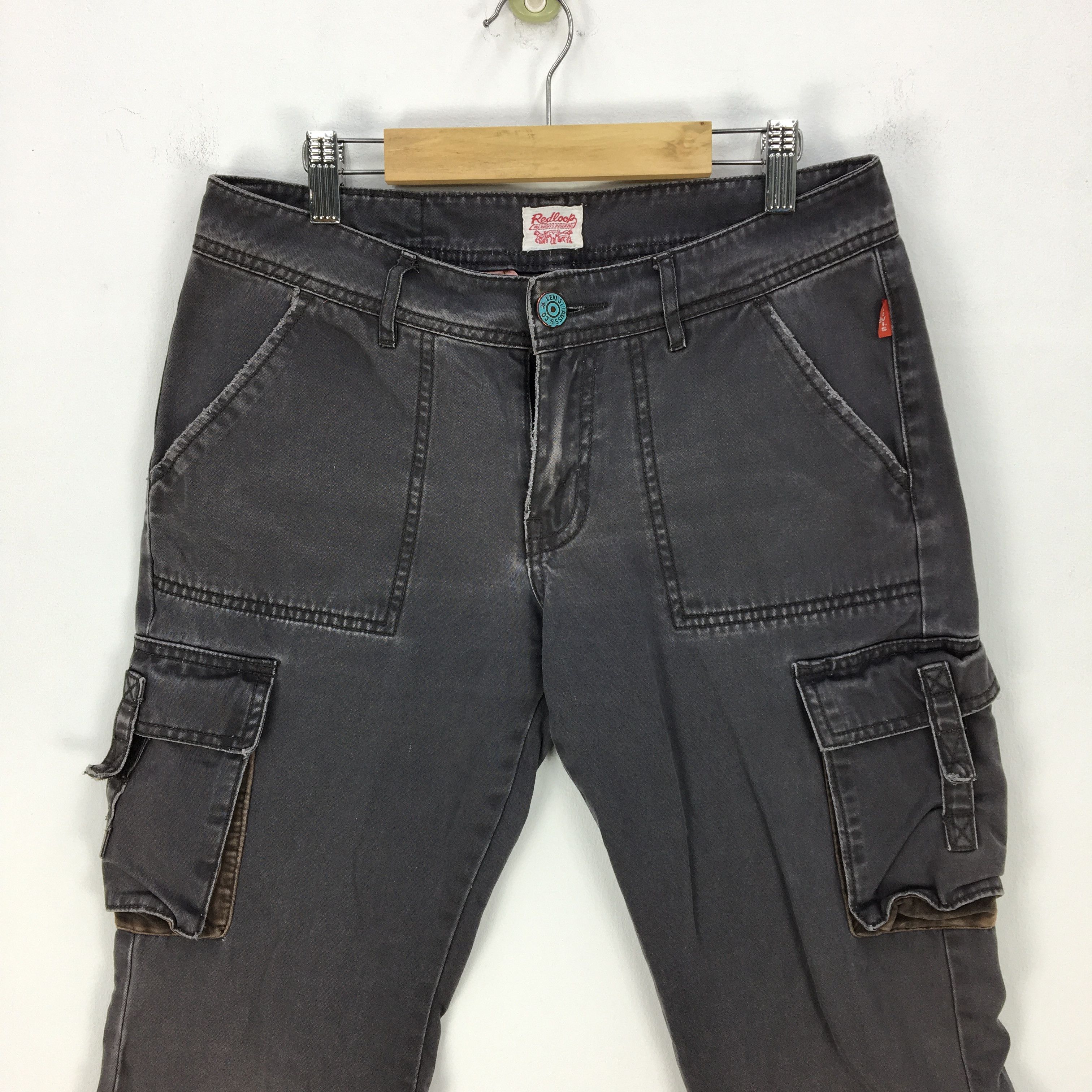 Levi's × Vintage Levis Cargo Pants Levis Multi Pocket Bondage Pants Trousers Size 28" / US 6 / IT 42 - 5 Thumbnail