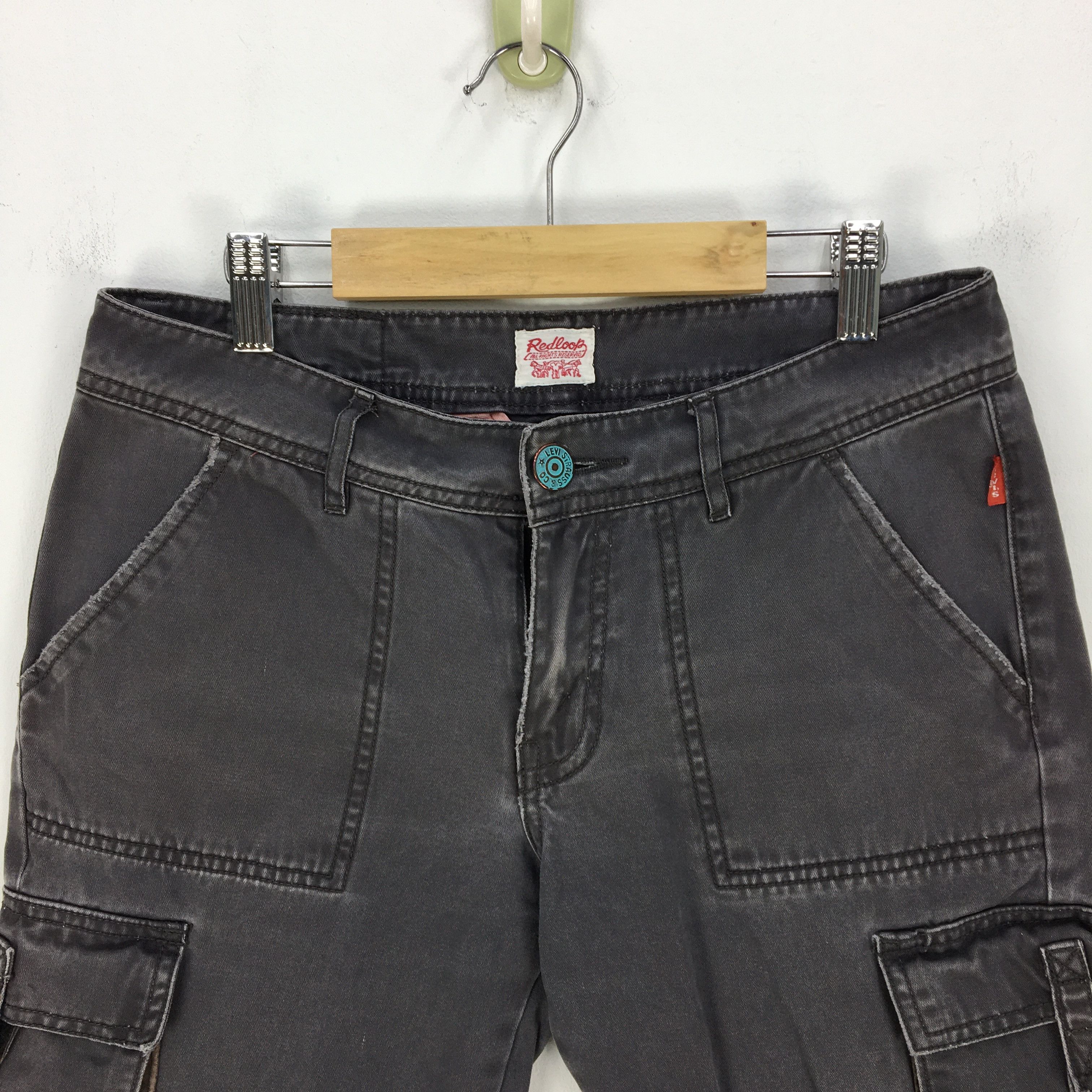 Levi's × Vintage Levis Cargo Pants Levis Multi Pocket Bondage Pants Trousers Size 28" / US 6 / IT 42 - 4 Thumbnail