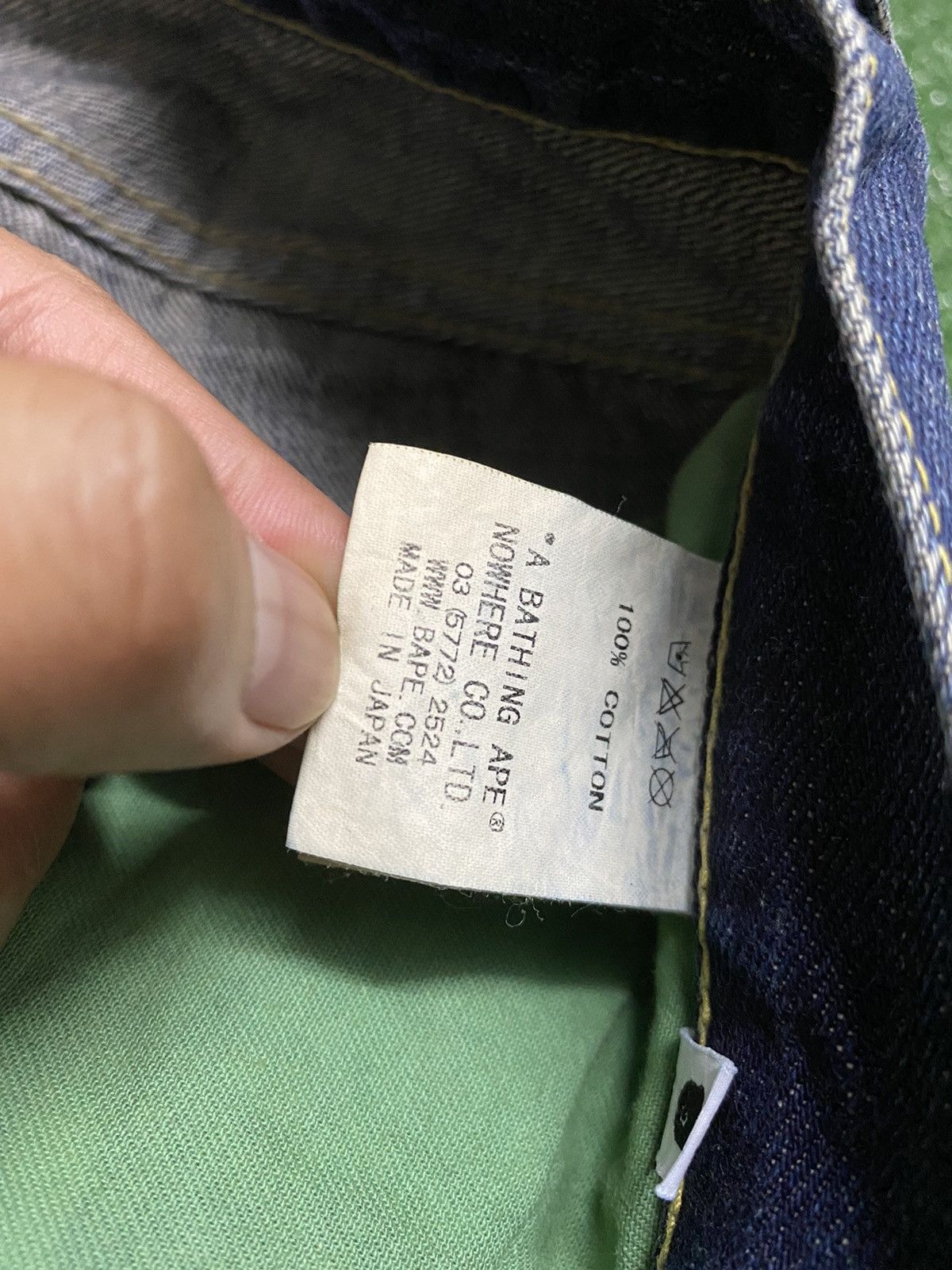 Bape A Bathing Ape Bapestar Denim Size US 32 / EU 48 - 9 Thumbnail